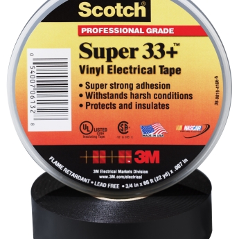 3M™ Scotch® 33+电气绝缘胶带